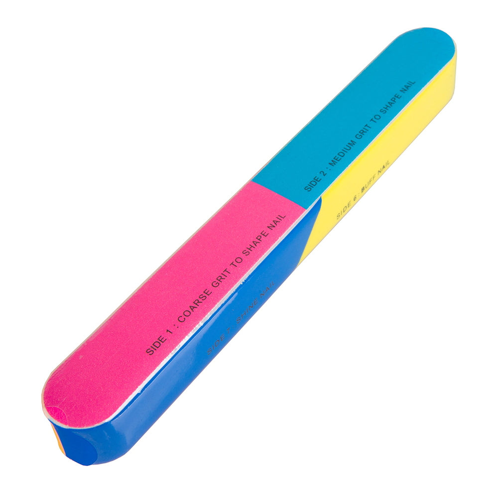 Trim Nail Care Fingernail Buffer And File with Surfaces 7, 1 Ea